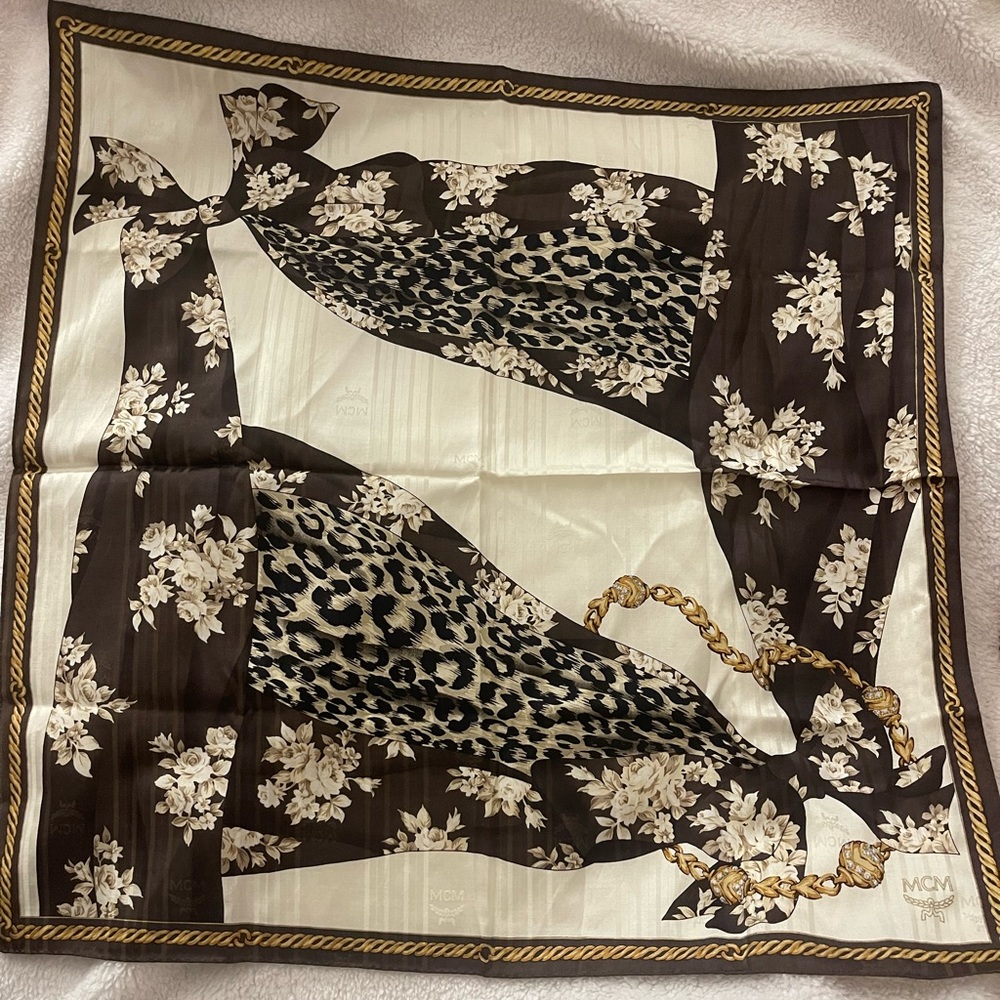 MCM Silk Scarf